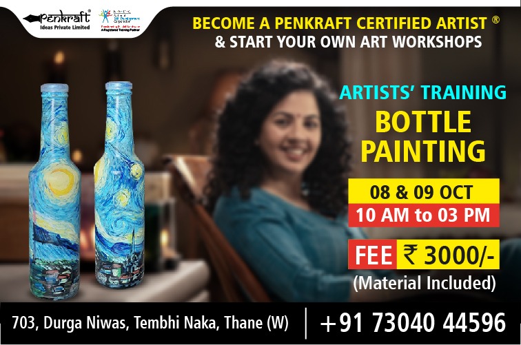 BECOME A PENKRAFT CERTIFIED ARTIST FOR BOTTLE PAINTING